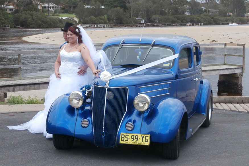 nostalgic wedding car hire
